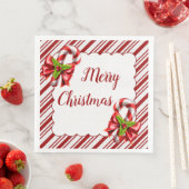 Candy Cane Kerstmis Servet (Insitu)