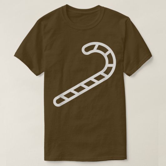 Candy Cane Kerstmis T-shirt (Design voorkant)