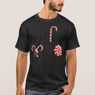 Candy Cane Kerstmis T-shirt