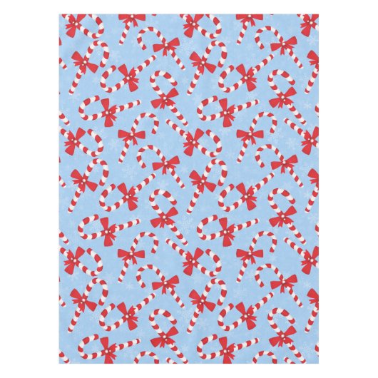 Candy Cane Kerstmis Tafelkleed (Voorkant)