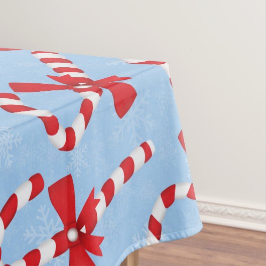 Candy Cane Kerstmis Tafelkleed (Voorbeeld)