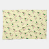 Candy Cane Kerstmis Theedoek (Horizontaal)