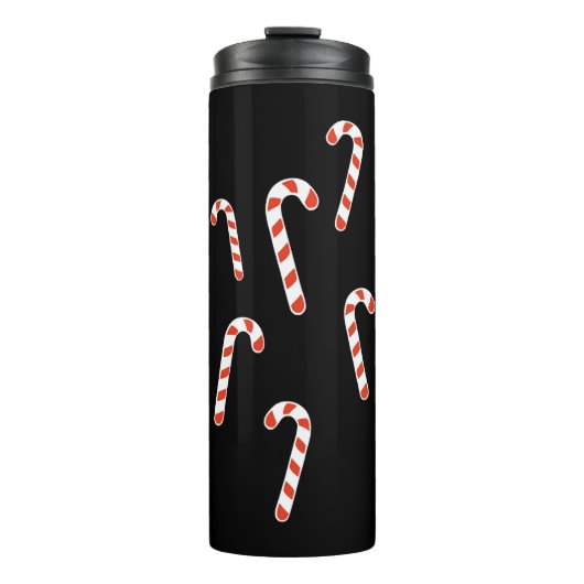 Candy Cane Kerstmis Thermosbeker (Voorkant)