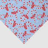 Candy Cane Kerstmis Tissuepapier (Detail)