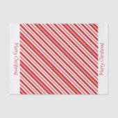 Candy Cane Kerstmis Tissuepapier (Voorkant)
