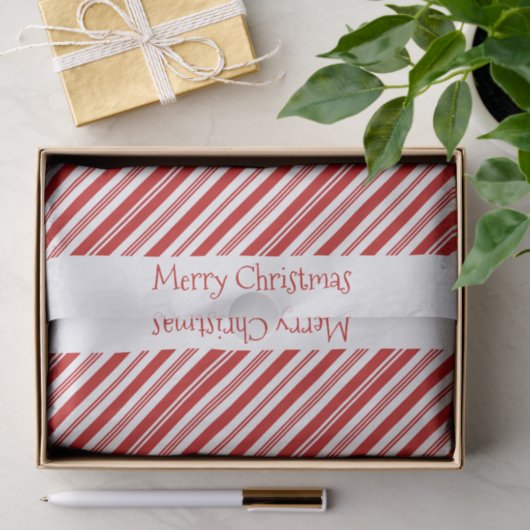 Candy Cane Kerstmis Tissuepapier (Geschenk)
