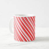 Candy Cane kerstStripes 4Jamielee Koffiemok (Voorkant links)