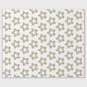 "Candy Cane" Kerstthema Cadeaupapier (Vlak)