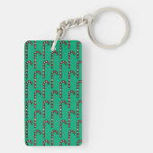 candy cane key chain  sleutelhanger (achterkant)