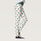 Candy Cane Kisses en kerstbomen Leggings (Rechts)