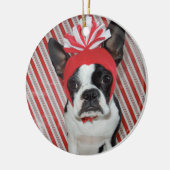 Candy Cane Kisses - Lola B. Boston Ornament (Links)