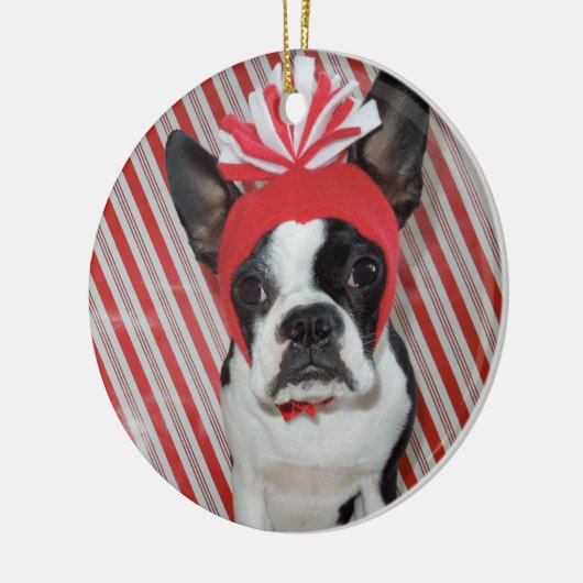 Candy Cane Kisses - Lola B. Boston Ornament (Links)