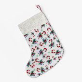 Candy Cane Kleine Kerstsok (Achterkant (Hangend))