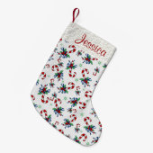 Candy Cane Kleine Kerstsok (Voorkant (Hangend))