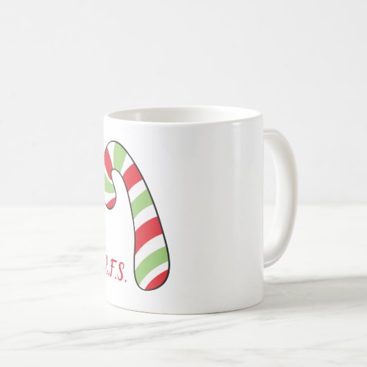 Candy Cane Koffiemok (Voorkant rechts)