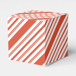 Candy Cane Koor-Diagonaal-Streep Bedankdoosjes