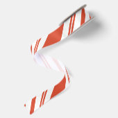 Candy Cane Koorstreep-Diagonaal Satijnen Lint (Achterkant)