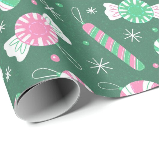 Candy Cane Lane Cadeaupapier (Rol Hoek)