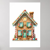 Candy Cane Lane - Het zoete peperkoekhuis Poster (Voorkant)