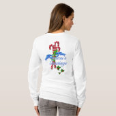 Candy Cane Lane Kerst Mode Shirt (Achterkant volledig)