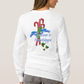 Candy Cane Lane Kerst Mode Shirt (Achterkant)