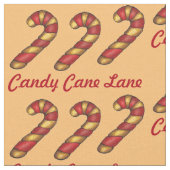 Candy Cane Lane Kerstkoekje Holiday Baking Stof (Close Up)