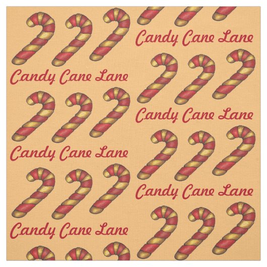 Candy Cane Lane Kerstkoekje Holiday Baking Stof (Swatch)
