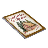 Candy Cane Lane Notebook Notitieboek (Rechterzijde)
