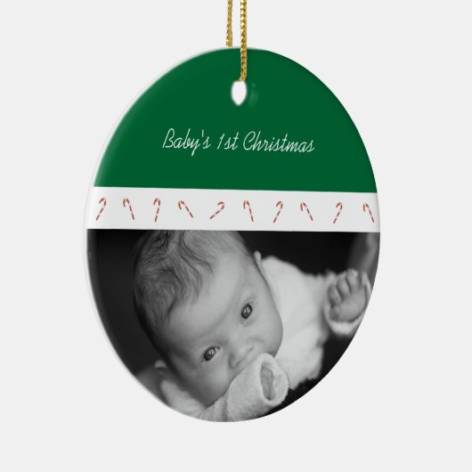 Candy Cane Lane Ornament (groen) (Rechts)