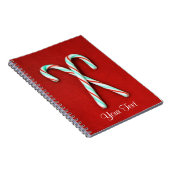 Candy Cane-laptop Notitieboek (Rechterzijde)