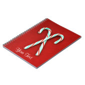 Candy Cane-laptop Notitieboek (Linkerzijde)