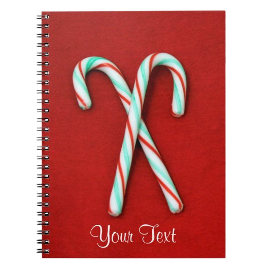 Candy Cane-laptop Notitieboek (Voorkant)