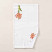 Candy Cane Lelies op een Badkamer Handdoek Set (Handdoek)