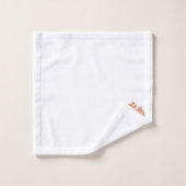 Candy Cane Lelies op een Badkamer Handdoek Set (Wasdoekje)