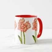 Candy Cane Lelies op een Combo Mok (Voorkant rechts)