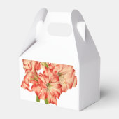 Candy Cane Lelies op een Gable Favor Box Bedankdoosjes (Achterkant)