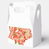 Candy Cane Lelies op een Gable Favor Box Bedankdoosjes (Geopend)