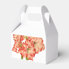 Candy Cane Lelies op een Gable Favor Box Bedankdoosjes