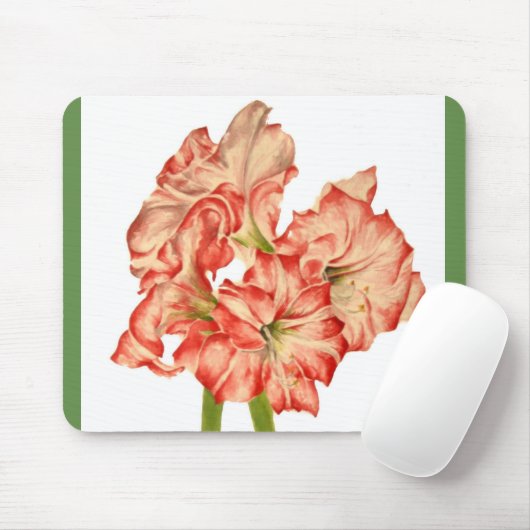 Candy Cane Lelies op een Muismat (Met muis)
