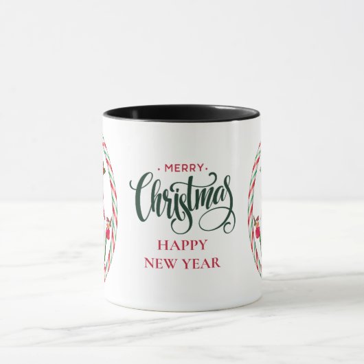 Candy Cane Lijst Gnome Joy Kerstmis Mok (Midden)