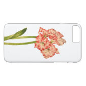 Candy Cane Lilies op een Apple iPhone Case (Achterkant (Horizontaal))