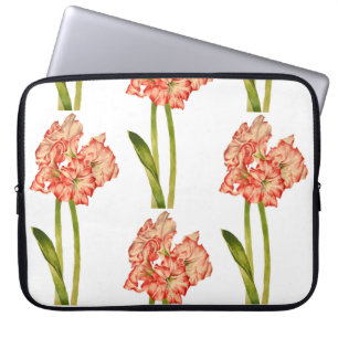 Candy Cane Lilies op een laptophoes Laptop Sleeve