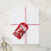 Candy Cane Lollies/rood/Gift Label Cadeaulabel (Met Touw)
