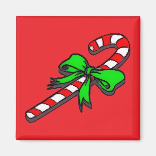 Candy Cane  Magneet (Voorkant)