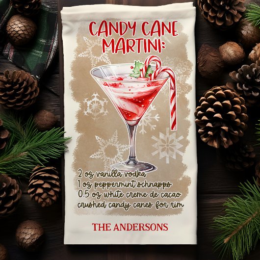 Candy Cane Martini Kerstcocktail Recept Theedoek