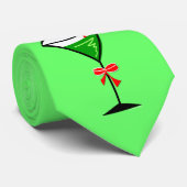 Candy Cane Martini Stropdas (Opgerold)