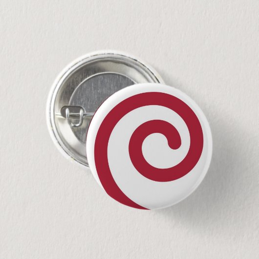 Candy Cane Martzkin Button voor kerstmis (Voorkant /achterkant)