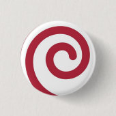 Candy Cane Martzkin Button voor kerstmis (Voorkant)