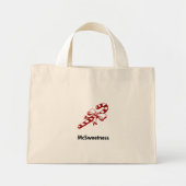 Candy Cane McSweetness Mini Tote Bag (Voorkant)