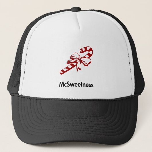 Candy Cane McSweetness Trucker Pet (Voorkant)